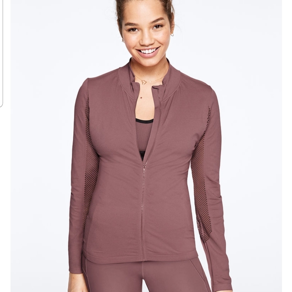 New with tags PINK seamless jacket
